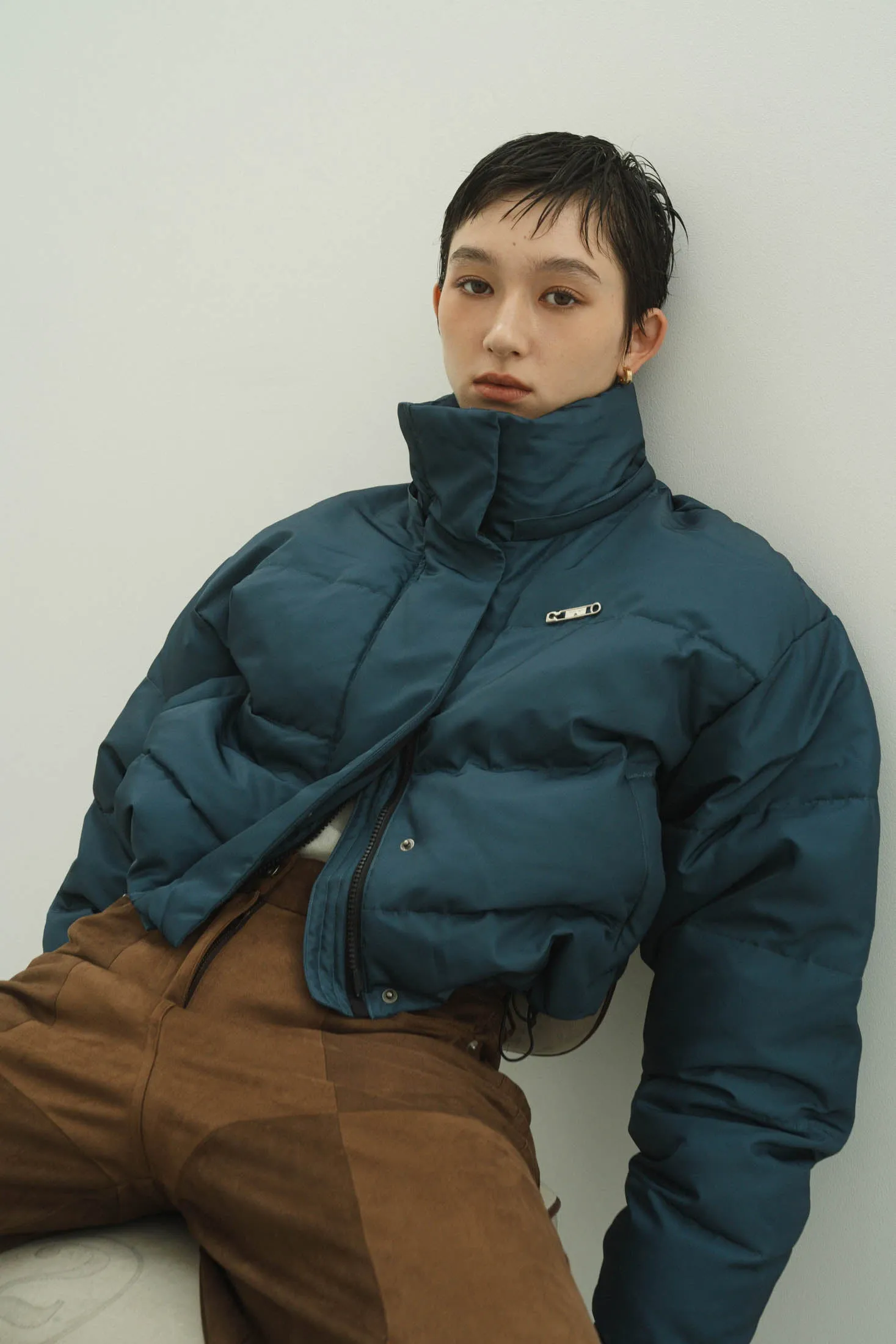 2way short down jacket (women)/3color