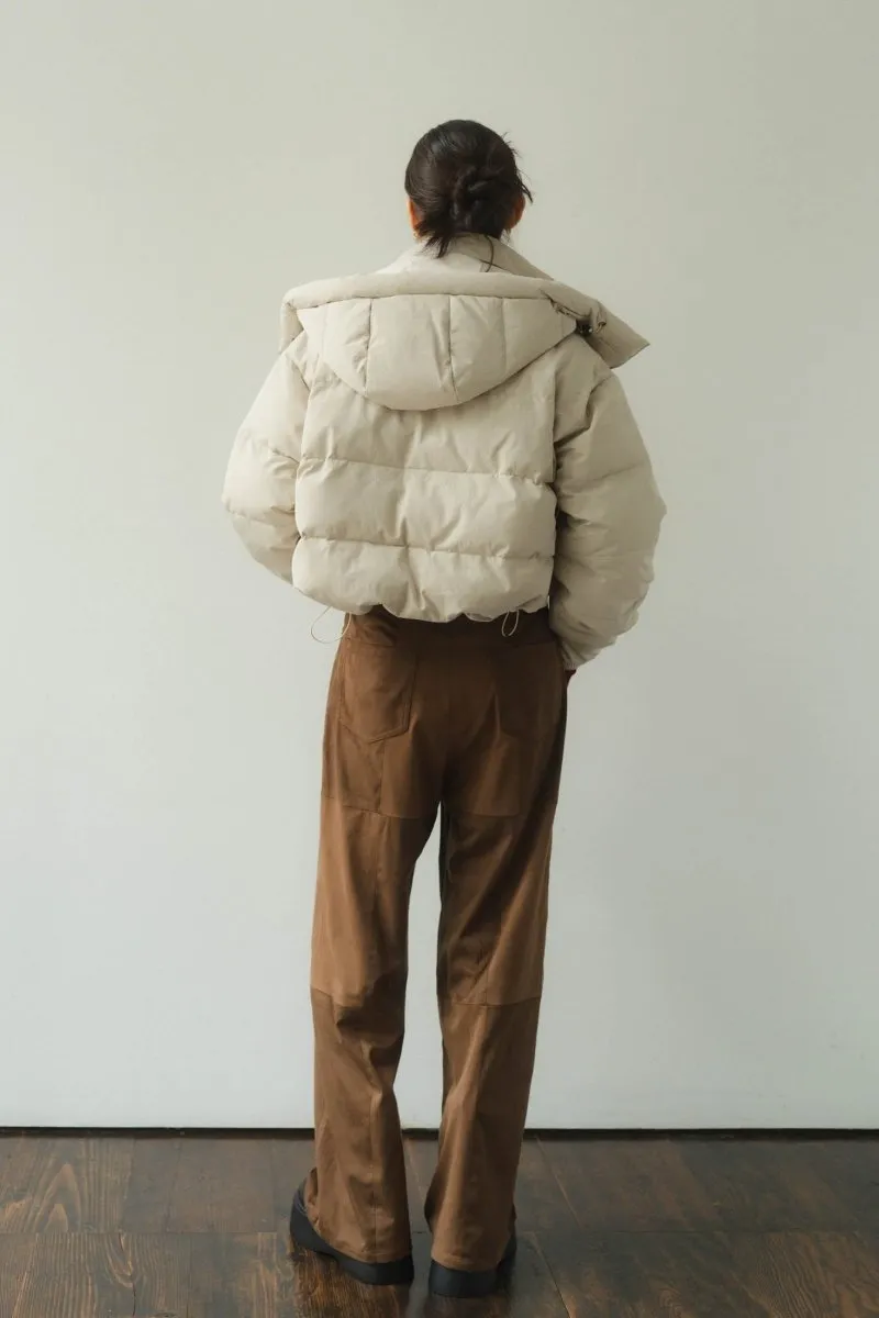 2way short down jacket (women)/3color
