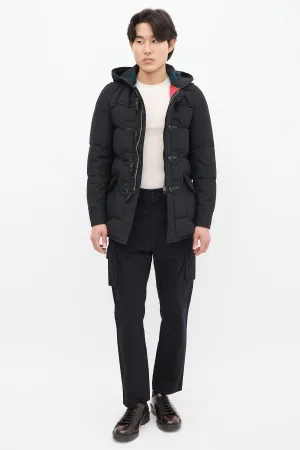 Black Down Hooded Jacket