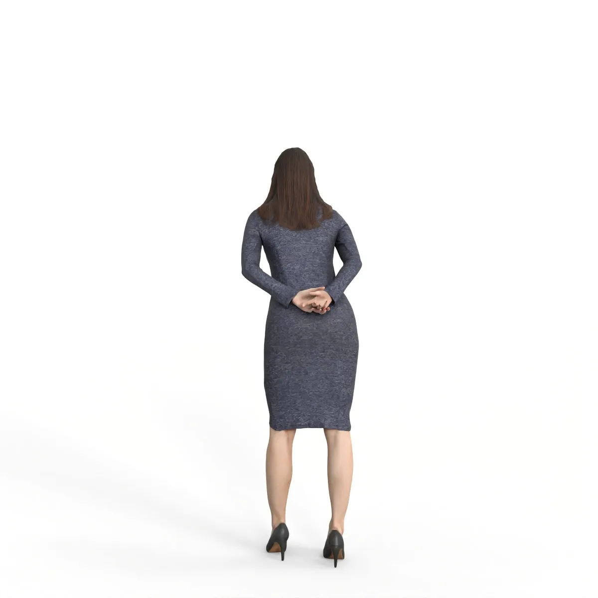 Casual Woman | mus0007hd2o01p01s | Ready-Posed 3D Human Model (Woman / Still)