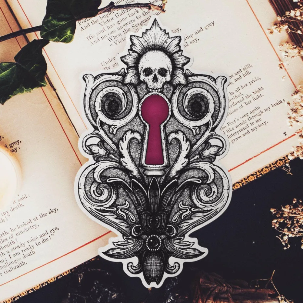 Gothic Lock - Vinyl Sticker