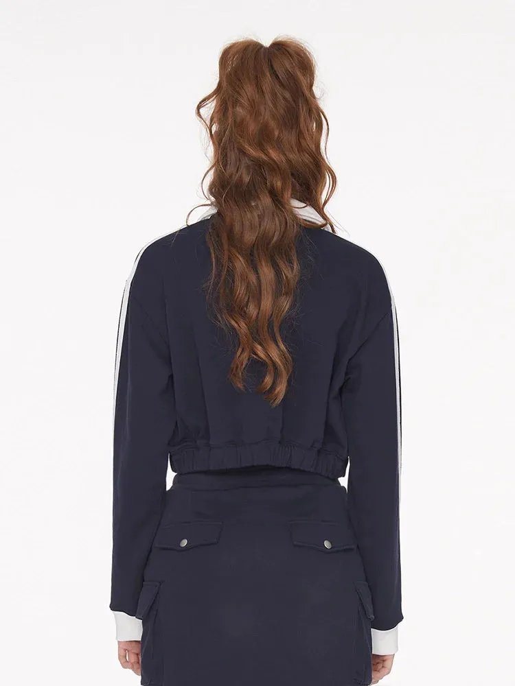 Lapel Jacket American Sporty Short