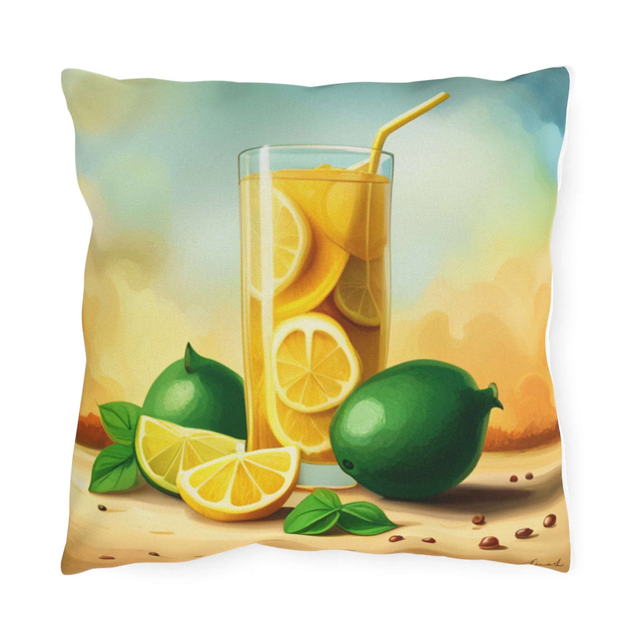 Lemonade Outdoor Pillows