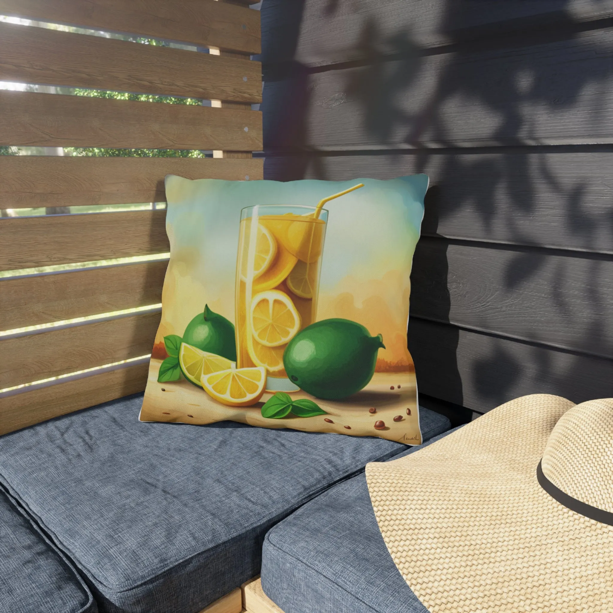 Lemonade Outdoor Pillows