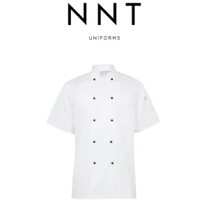 NNT Unisex Adult Chef Jacket Short Sleeve Macquarie Poly Cotton Work CATP5J