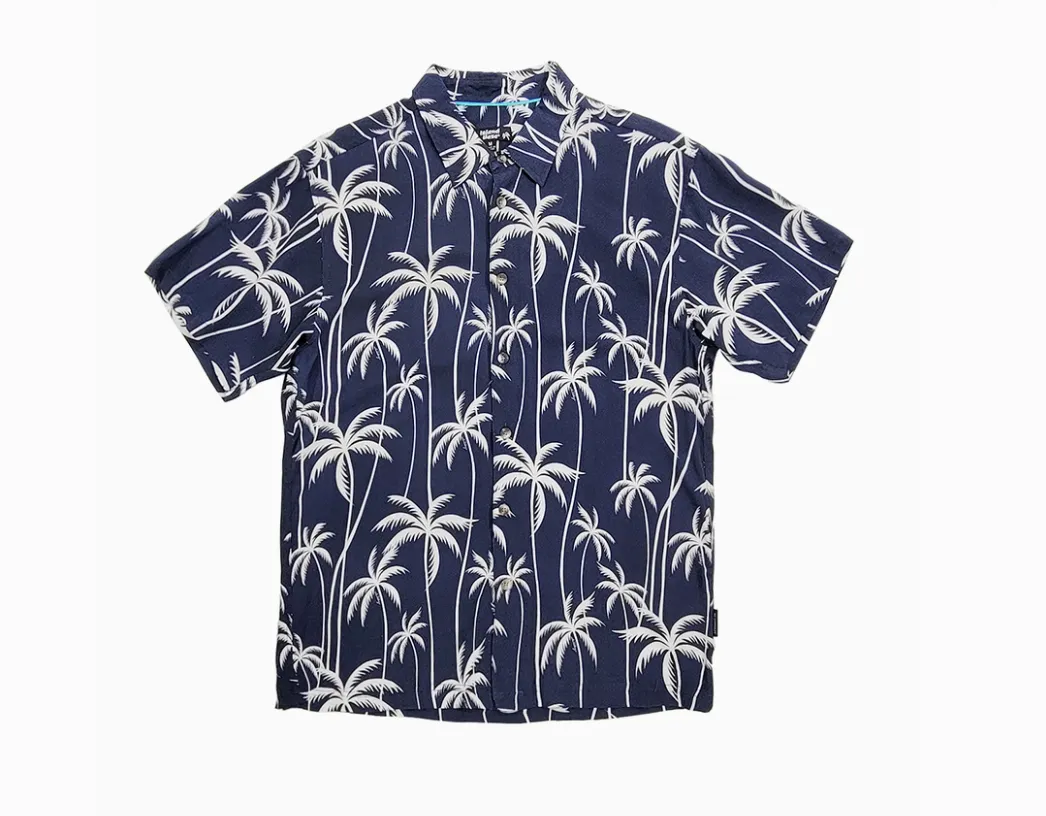 Old Miami Button Down Hawaiian Shirt