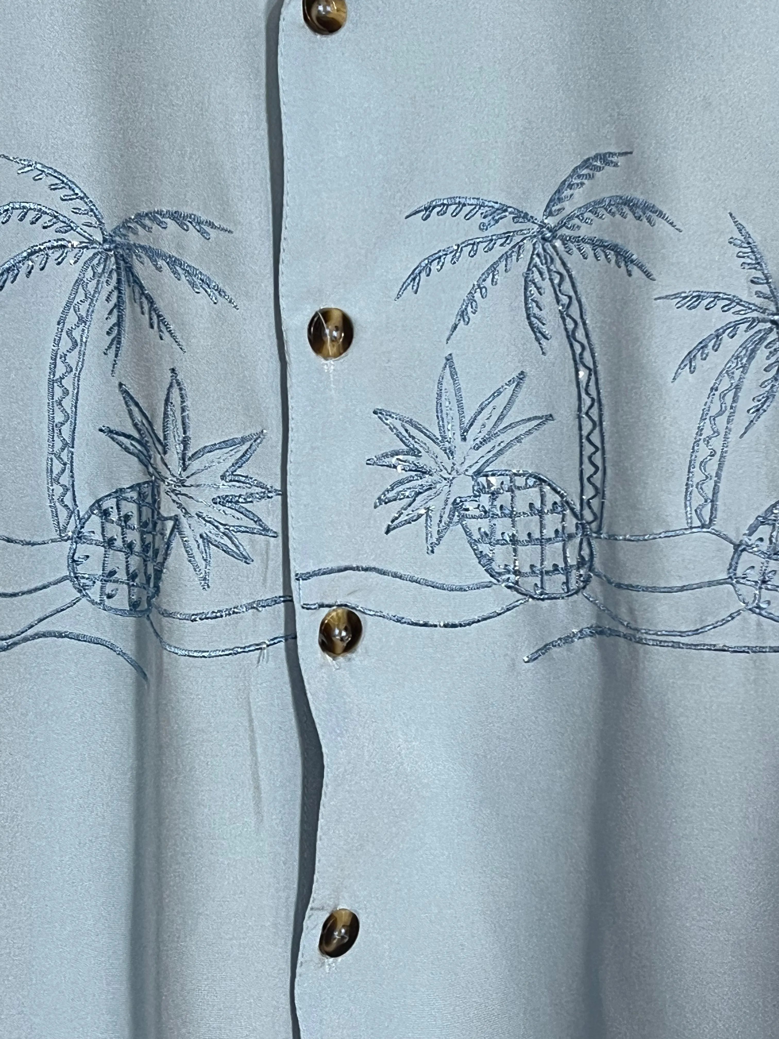 Palms & Pineapples Button Down Shirt