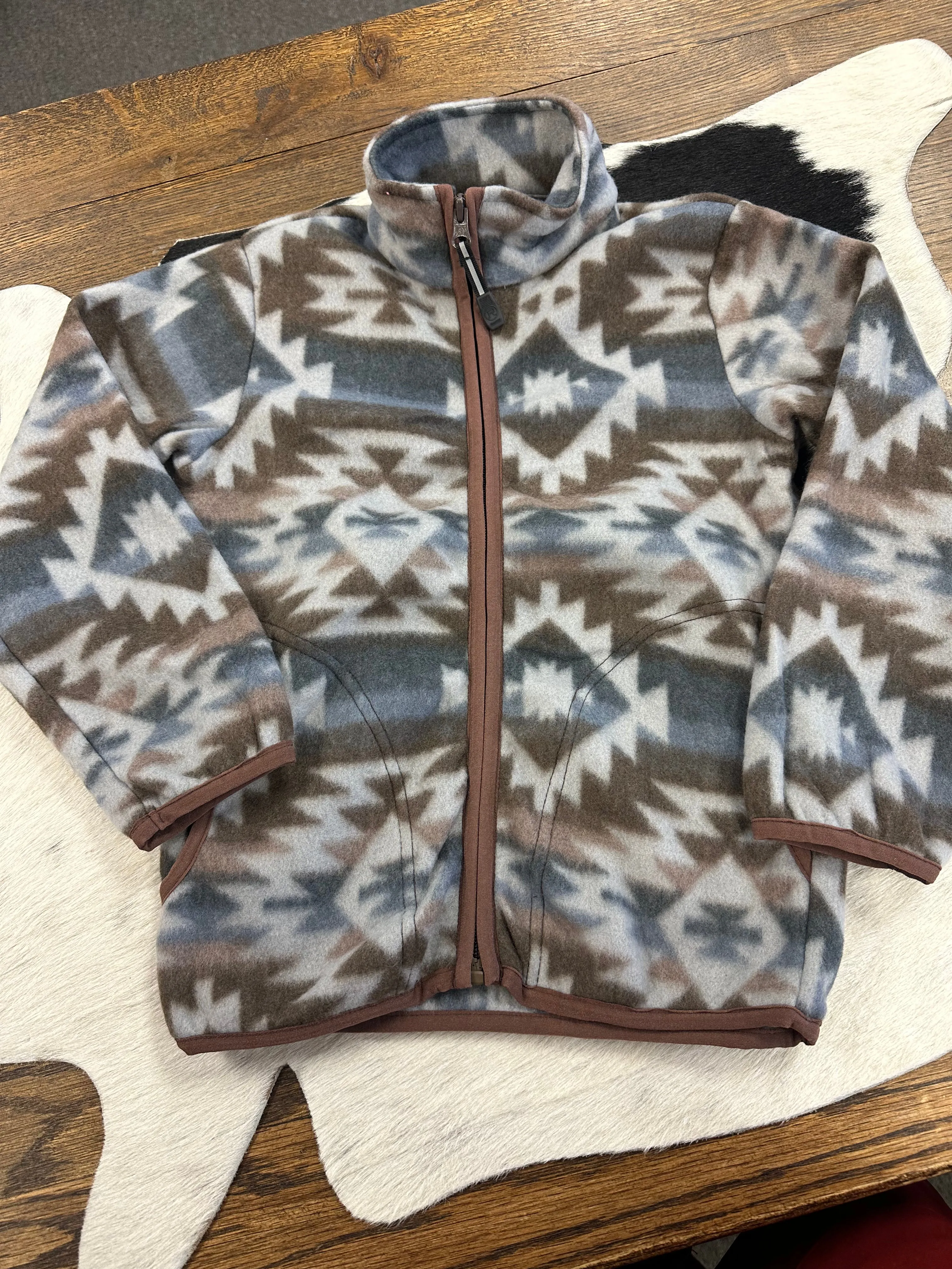 ROPER YOUTH FLEECE JACKET (AZTEC MULTI)