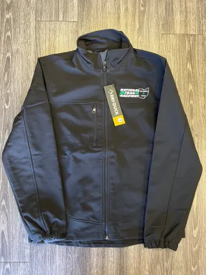 Softshell Jacket Black Full Color Logo