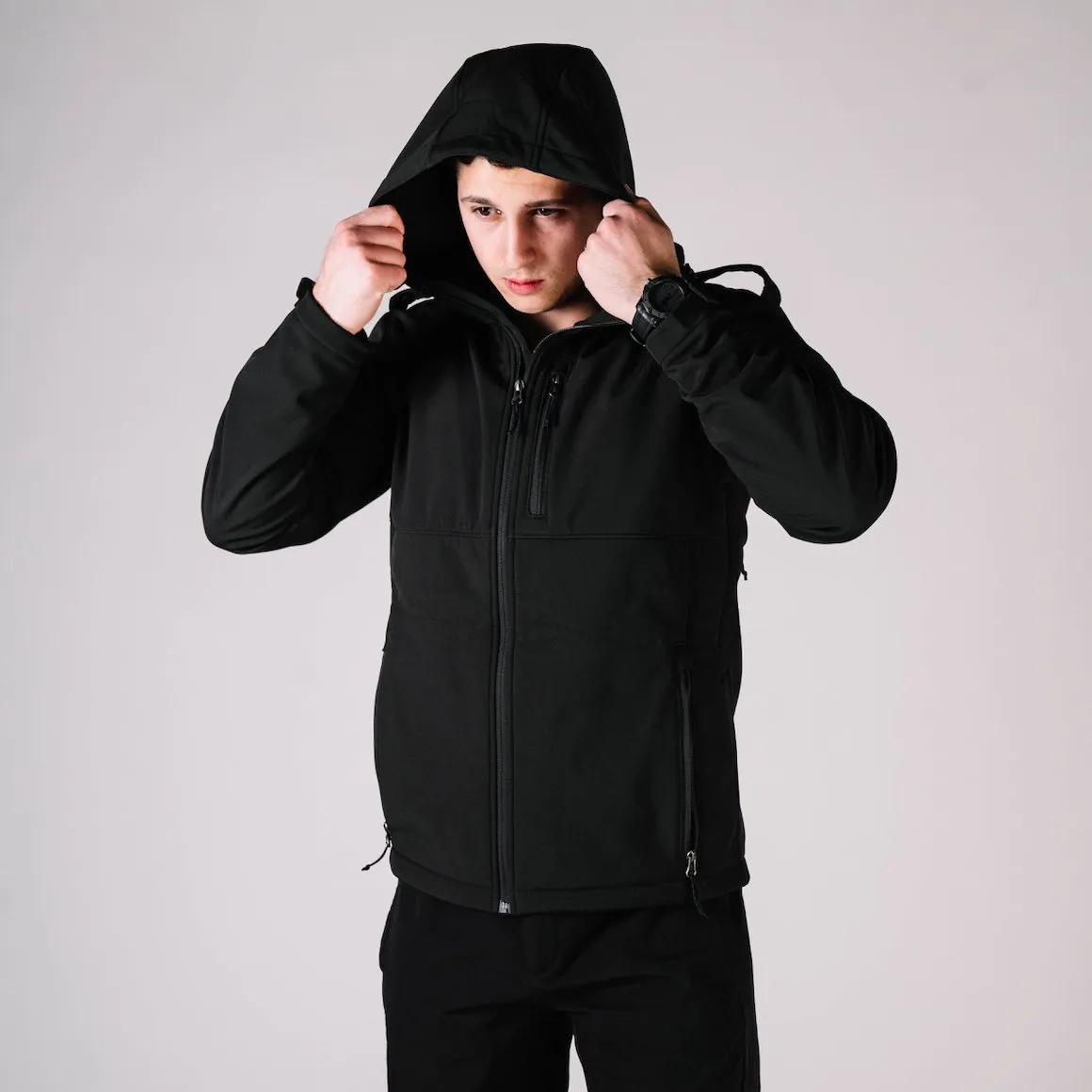 Tactical Jacket Alpha - Midnight Black