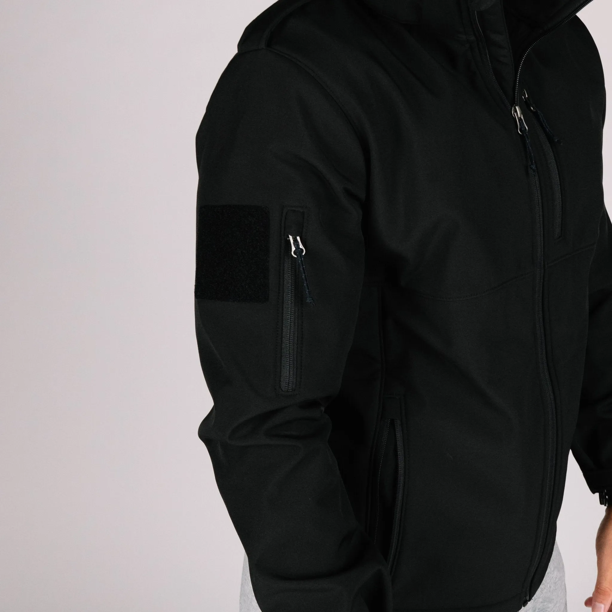 Tactical Jacket Alpha - Midnight Black