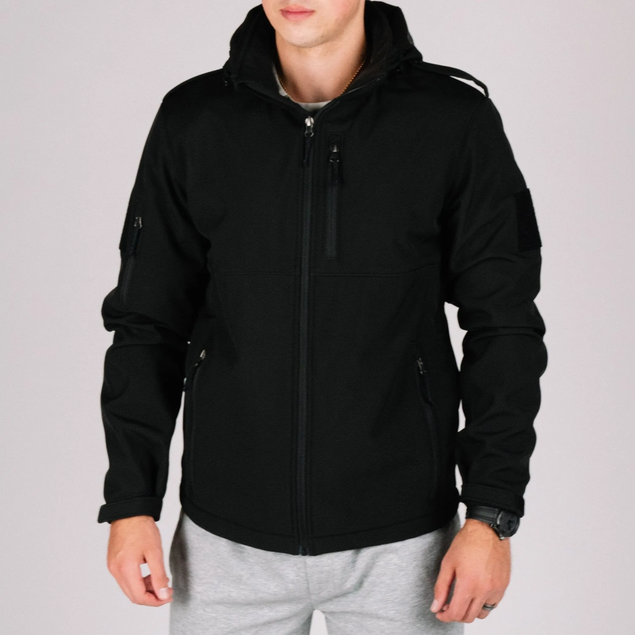 Tactical Jacket Alpha - Midnight Black