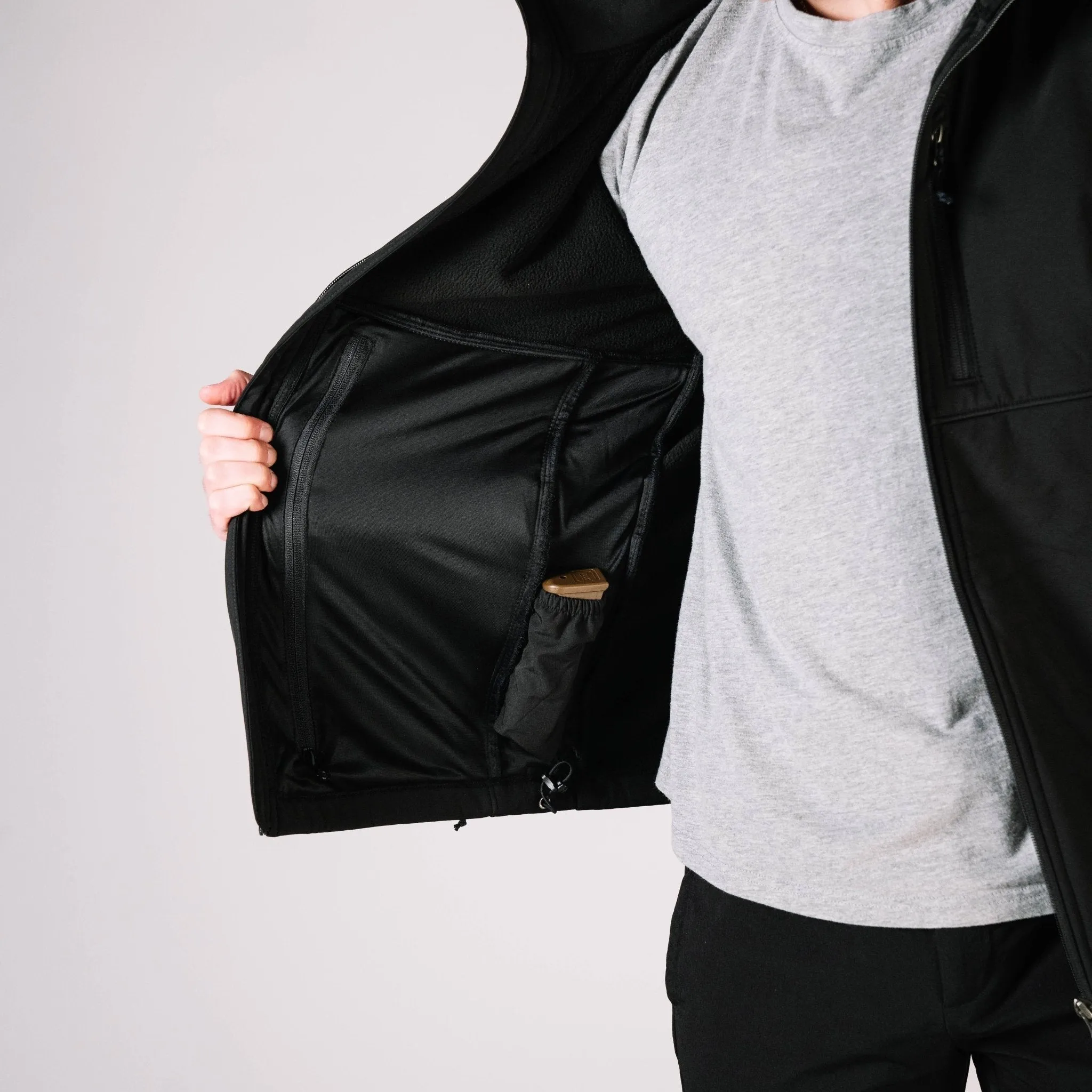 Tactical Jacket Alpha - Midnight Black