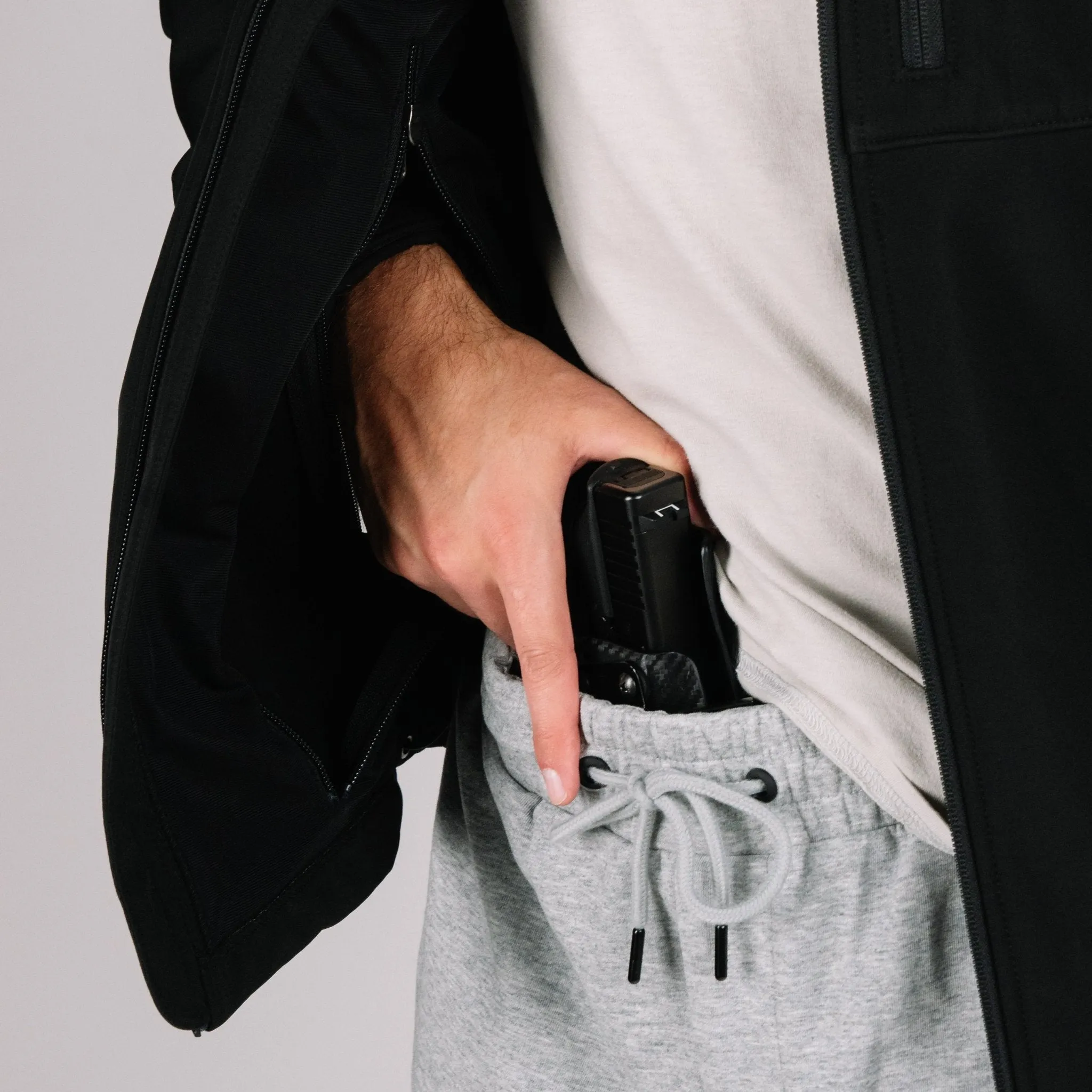 Tactical Jacket Alpha - Midnight Black