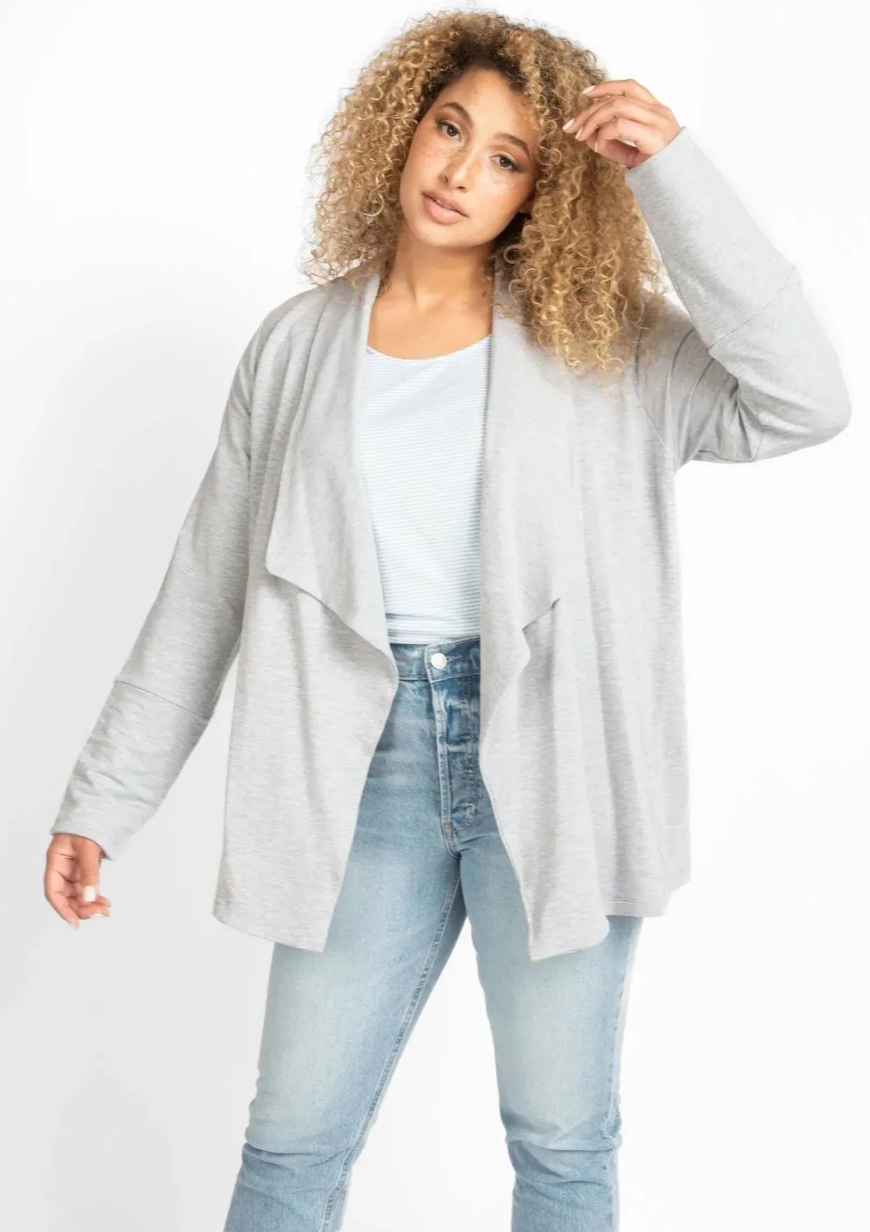 The Unblazer in Light Heathered Grey